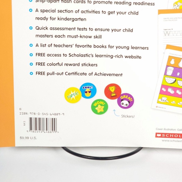 Scholastic Pre-Kindergarten Jumbo Workbooks Paperback Children Ages 3-4 New - Picture 10 of 10